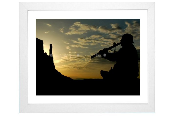North American IndianFramed Print